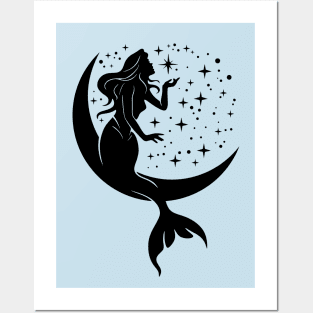 Mermaid Posters and Art